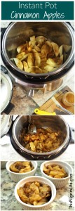 An EASY recipe to make cinnamon apples in the Instant Pot. Three ingredients and just 10 minutes to cook!