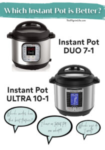 Which Instant Pot model is better-- the Instant Pot DUO or the ULTRA? This Instant Pot expert is comparing features, sizes, and more!