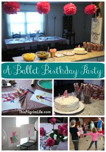 Lots of dancing fun with friends at this sweet and simple ballet birthday party!