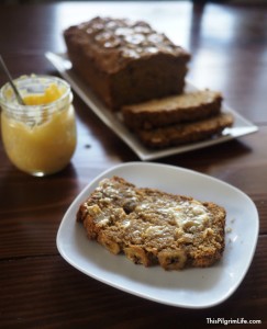Enjoy a loaf of homemade banana bread today! It's easy to make, full of delicious banana flavor, and rich in vitamins and minerals!