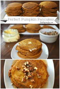 Pumpkin pancakes are a nutritious and delicious way to start the day!!