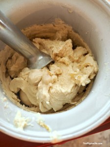 This homemade peanut butter and banana ice cream is an easy-to-make summer treat and soooo good! Top it with chopped peanuts, chocolate, or crumbled cookies for even more fun and deliciousness!