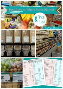 Is Whole Foods reasonably priced or too expensive? Find out why this mom of five shops at there regularly, and what the best buys are at Whole Foods Market. Plus, get a price list of over forty different items in the store!