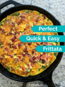 This easy frittata is amazingly delicious and simple to make! It's perfect for adding a variety of veggies and extra protein to your breakfast routine!