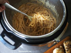 Juicy blackened chicken breasts, silky fettuccine noodles, and a perfect creamy Alfredo sauce-- all made in the Instant Pot! This lighter Instant Pot fettuccine Alfredo takes a favorite Italian dish and makes it easy and healthy enough for a weeknight meal!