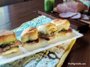 Juicy ham with a tangy and sweet honey mustard glaze easily cooked right in your Instant Pot! Use the ham for a simple, tasty dinner, or use it to make these amazing honey mustard ham and pesto melts! You're going to love this Instant Pot ham!