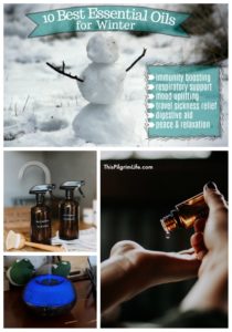 These are ten of the best essential oils for winter. We use them daily to support and strengthen our immune systems, bring relief to sore throats and congestion, soothe upset stomachs, fill our home with relaxing and peaceful aromas, and so much more! 