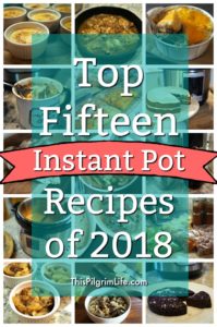 These are the most popular Instant Pot recipes from 2018! Check out this list and get inspired with some tried and true Instant Pot dishes! 