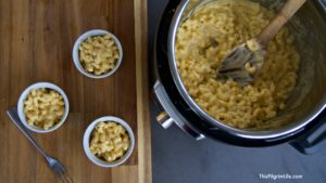 This Instant Pot mac'n'cheese is SO easy to make and is perfectly creamy! The ranch gives it a delicious pop of flavor! (Use your favorite ranch dressing or homemade if possible. This is the best EVER homemade ranch!) 