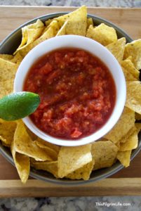 This super delicious restaurant-style salsa takes less than 10 minutes to prepare, is made with pantry ingredients, and can be customized according to your family's preferences! 
