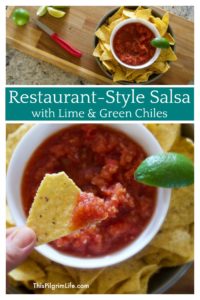 This super delicious restaurant-style salsa takes less than 10 minutes to prepare, is made with pantry ingredients, and can be customized according to your family's preferences! 
