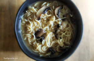 These Instant Pot ramen noodles are my new obsession! They are SO EASY to make, healthier than the packaged version, and make an excellent afternoon or late night snack! Add some cooked chicken, steak, or pork to make it a full meal. 