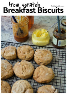 Make delicious, flaky from scratch biscuits easily in your kitchen. Enjoy them with jam, honey, or with eggs and bacon for perfect breakfast sandwiches! 