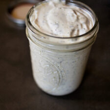 heavy cream ranch dressing Rich Homemade Ranch Dressing
