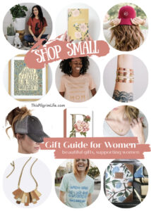 Find beautiful gifts for the women in your life, handmade and created with care from these amazing small shops! Shop jewelry, apparel, art prints, books, and more. 