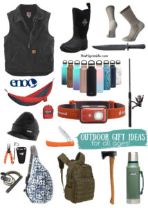 We put together our family's favorite gear for enjoying our time outdoors together into this mega list of outdoor gifts ideas for all ages! 