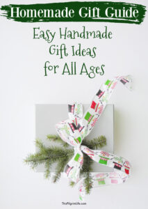 Want to make homemade gifts but don't know where to start or doubt your ability? Let this list of handmade gift ideas inspire you with easy projects for all ages-- most that can be finished in thirty minutes or less! 