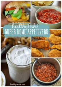 These healthy Super Bowl appetizers are delicious, crowd-pleasing snacks that are made from scratch with real food without sacrificing any flavor! 