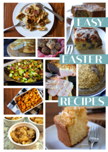 A collection of easy Easter recipes for breakfast, holiday dinner, and dessert-- made from scratch with common pantry and fridge ingredients. Happy Easter weekend!