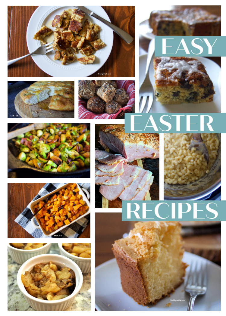 A collection of easy Easter recipes for breakfast, holiday dinner, and dessert-- made from scratch with common pantry and fridge ingredients. Happy Easter weekend!