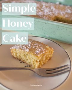 This simple honey cake is so simple to mix together, quick to bake, and has a lovely honey flavor. It's a perfect recipe to bake with your kids and share as an afternoon or morning treat together! 