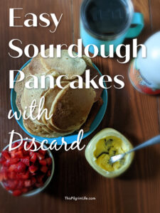 Making sourdough pancakes with discard is so easy, so delicious, and such a great way to put any extra starter you have leftover during the week to use! 