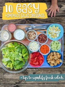 Making your own homemade salad dressings is an EASY and TASTY way to enjoy more salads, reduce sugar consumption, and know exactly what is in your food! The recipes in this collection are simple and delicious, with lots of different flavors to bring fresh inspiration to your salad life.