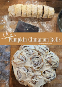 These decadent pumpkin cinnamon rolls are so quick and easy to make (from scratch!) and are a perfect seasonal treat! 