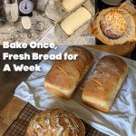 I put off learning sourdough baking for a long time because I thought it would take over my life and require more time than I had to give. But I’ve found a way to have plenty of fresh bread each week, without too much fuss.
