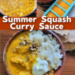 Make a delicious, homemade curry sauce that incorporates yellow summer squash and carrots, and also freezes well for enjoying all year long! 