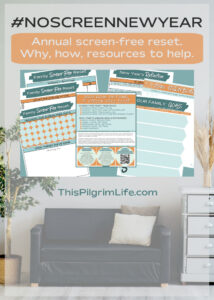 Screen-free reset resources and ideas