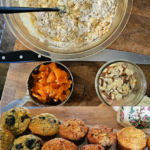 A naturally sweetened master muffin recipe with endless options! Use this one recipe to make all kinds of muffins, with easy, healthy ingredients. Choose from butter, coconut oil, applesauce, Greek yogurt for your "fat", then sweeten the muffins with honey or maple syrup. Finish with any combination of add-ins you're in the mood for! 