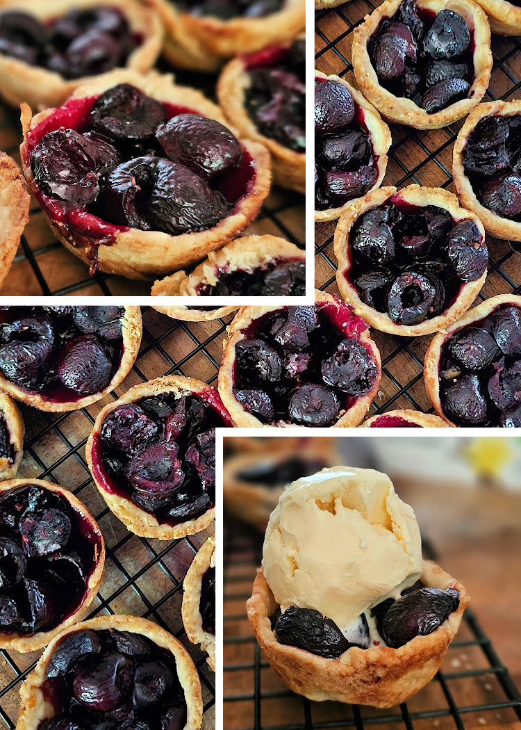 These mini cherry pies are SO GOOD and perfect for outdoor cookouts and holiday gatherings! I love how easy they are to make, and that they don't need any utensils or plates for serving!