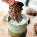 Double the chocolate with these delicious sourdough discard cookies! Super easy to make in just one bowl, you'll be coming back for them again and again!