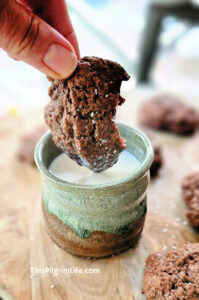 Double the chocolate with these delicious sourdough discard cookies! Super easy to make in just one bowl, you'll be coming back for them again and again!