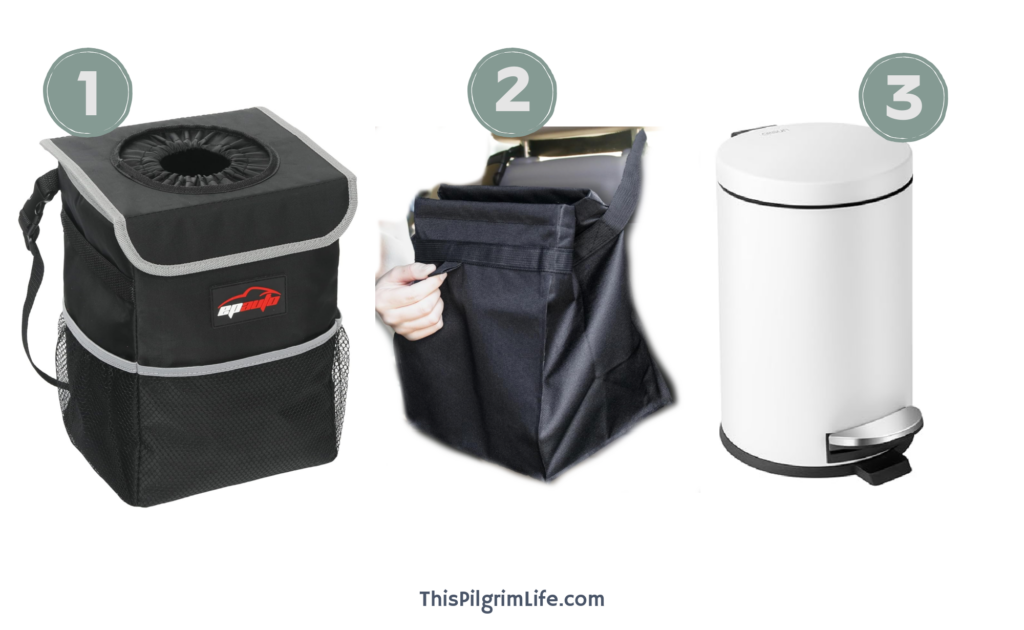 Car trash can ideas for car organization