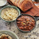 This rich, homemade ragu sauce is full of flavor, filling meat and veggies, and incredibly delicious served over pasta. This recipe is a great way to make jarred or homemade marinara sauces so much better!