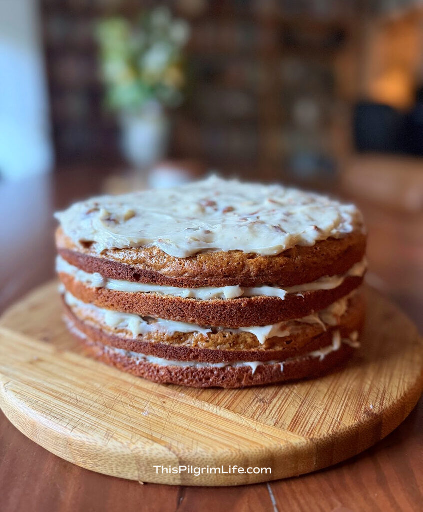 Homemade carrot cake is our family's favorite and this recipe is so simple to make in just one bowl with healthy ingredients, making it easily naturally sweetened, dairy-free, and/or gluten-free!